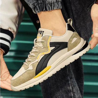 Comfy Lace-Up High Sole Trainers Men