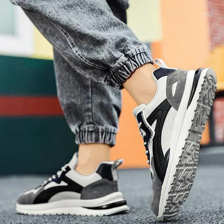 Comfy Lace-Up High Sole Trainers Men