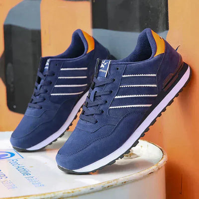 Casual Striped Running Trainers Men