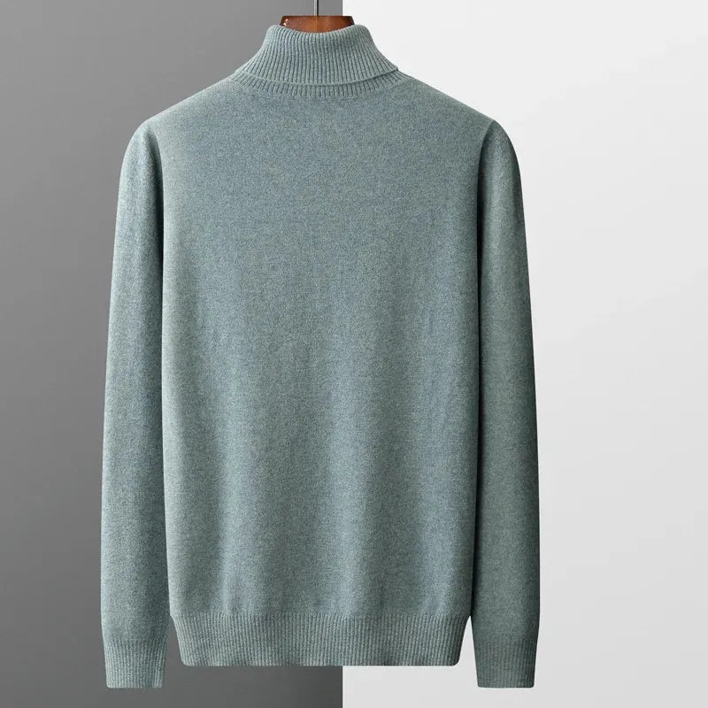 Ribbed Turtleneck Sweater Men