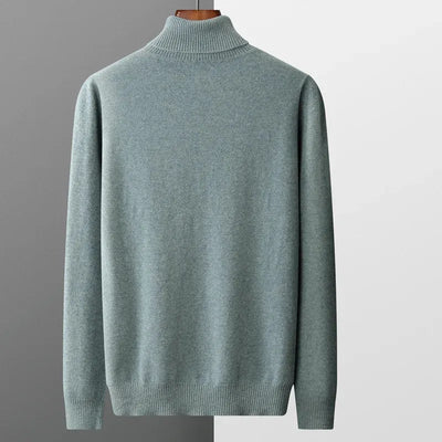Ribbed Turtleneck Sweater Men