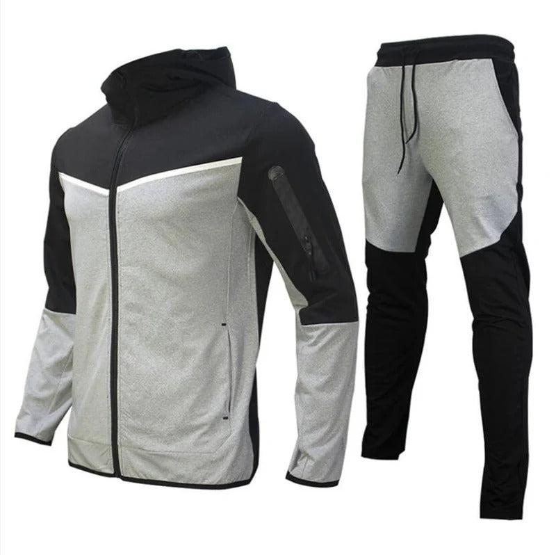 Tracksuit with Hoodie and Joggers Set Men