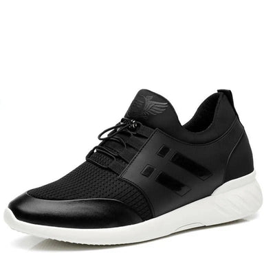 Casual Black Lightweight Slip-On Trainers