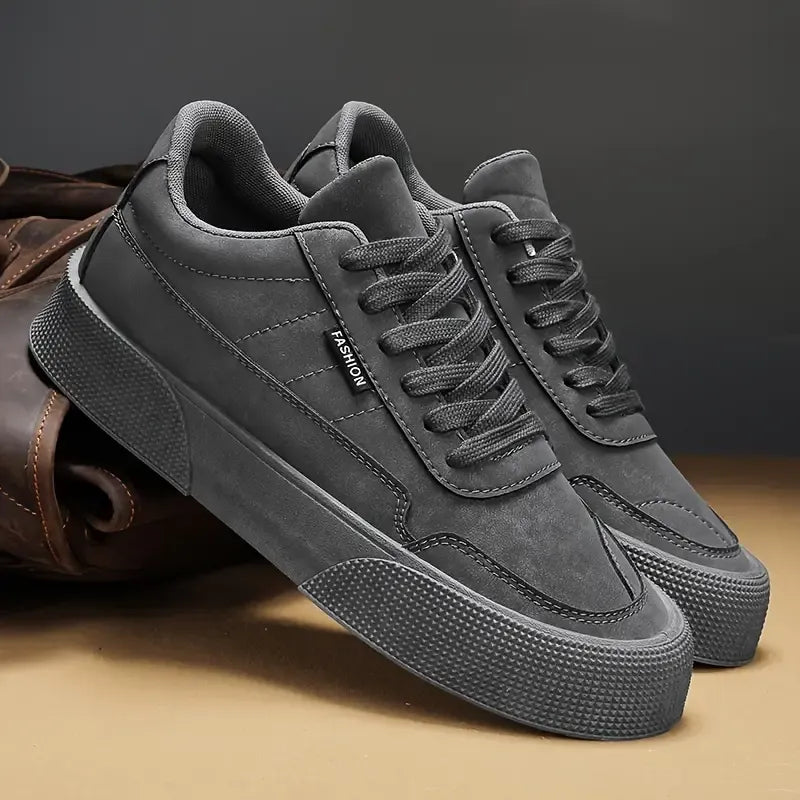 Sebastian - Casual Lace-Up Flat Sole Trainers Men