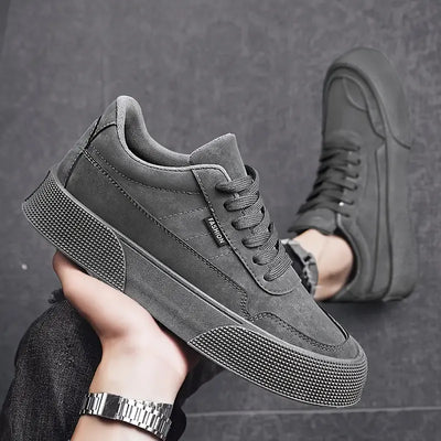 Sebastian - Casual Lace-Up Flat Sole Trainers Men