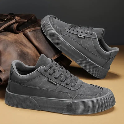 Sebastian - Casual Lace-Up Flat Sole Trainers Men