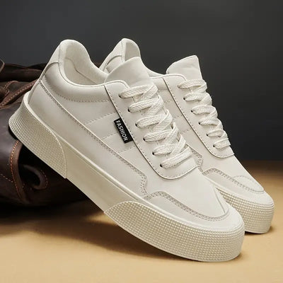 Sebastian - Casual Lace-Up Flat Sole Trainers Men