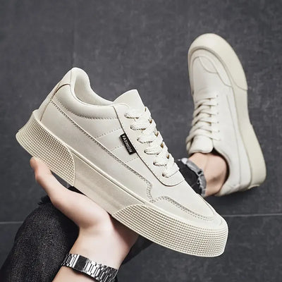 Sebastian - Casual Lace-Up Flat Sole Trainers Men