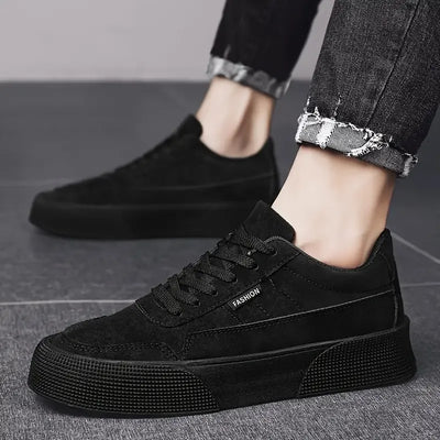 Sebastian - Casual Lace-Up Flat Sole Trainers Men