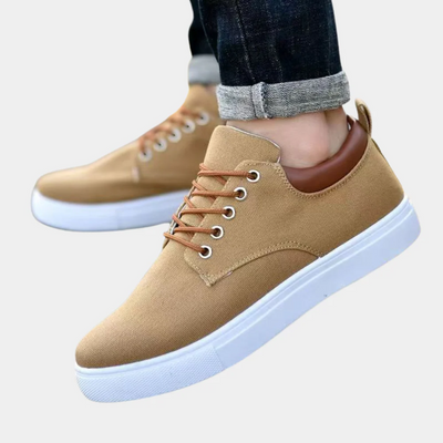 Lightweight Low-Top Canvas Office Shoes Men