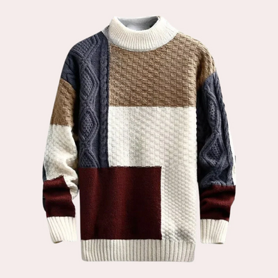 Will – Retro Style Chunky Knitted Jumper Men