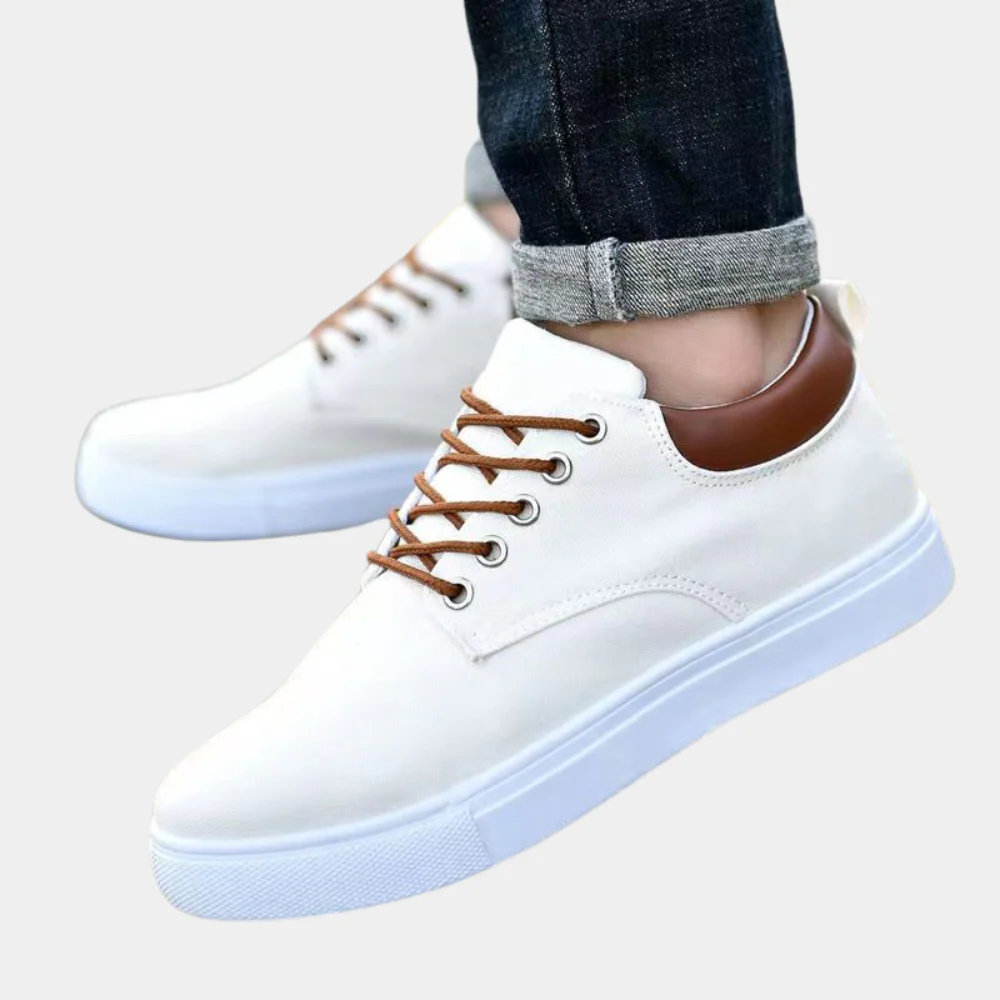 Lightweight Low-Top Canvas Office Shoes Men