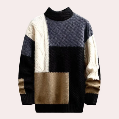 Will – Retro Style Chunky Knitted Jumper Men