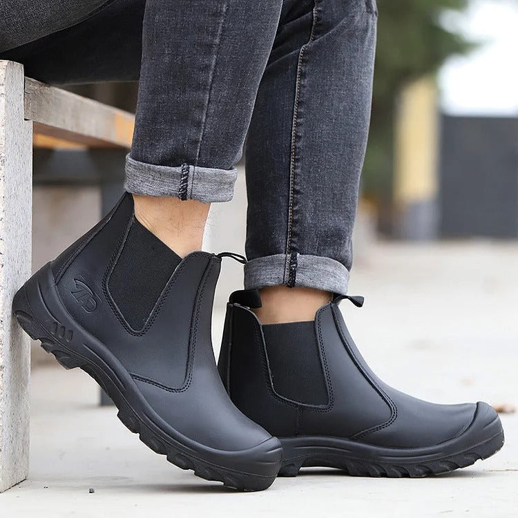 Slip On Orthopaedic Safety Work Ankle Boots