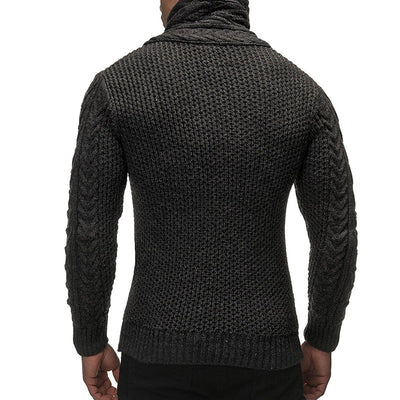 Slim Fit Knitted Cardigan Men