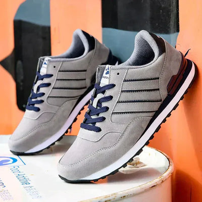 Casual Striped Running Trainers Men
