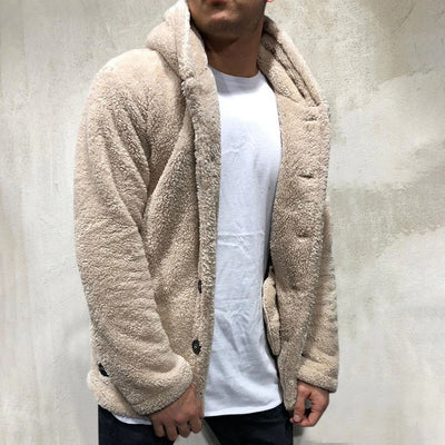 Soft Fleece Hoodie Sweater Men