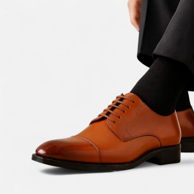 Classic PU Leather Oxford Office Shoes Men