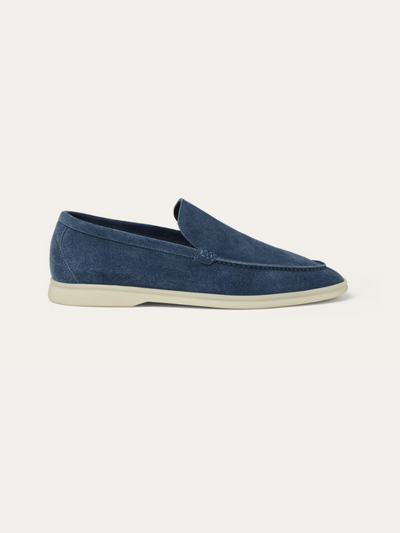 Geo - Casual Slip-On Blue Loafers Men