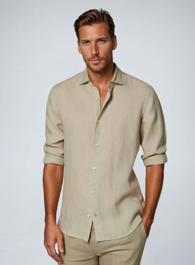 Variant image for Leinenhemd Herren Khaki-1