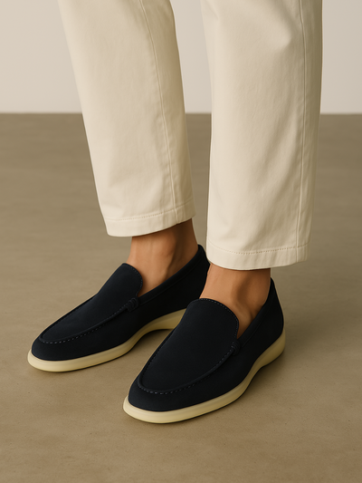 Noli - Classic Navy Blue Loafers