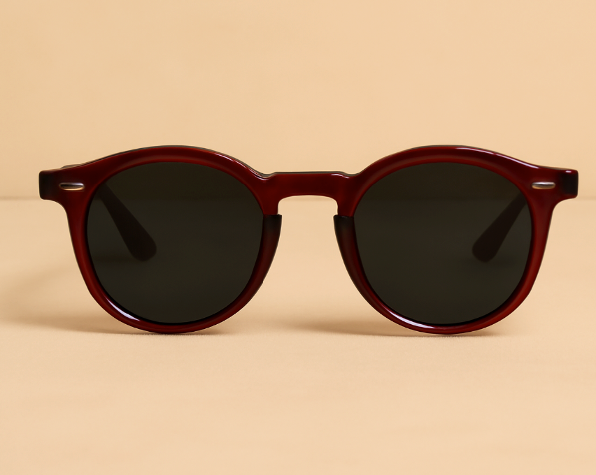 Arthur - Men’s Classic Round Frame Sunglasses