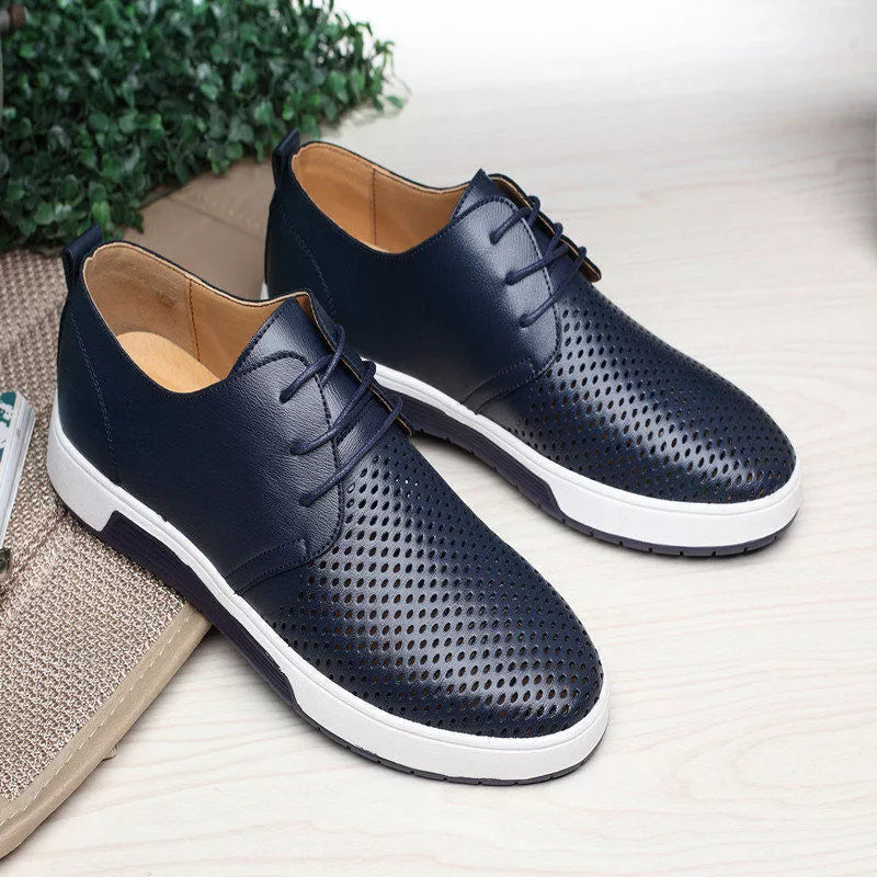 Orthopaedic Office Shoes with Breathable Pattern Men