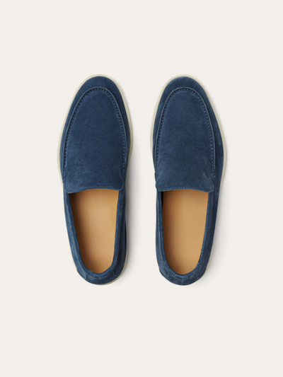Geo - Casual Slip-On Blue Loafers Men